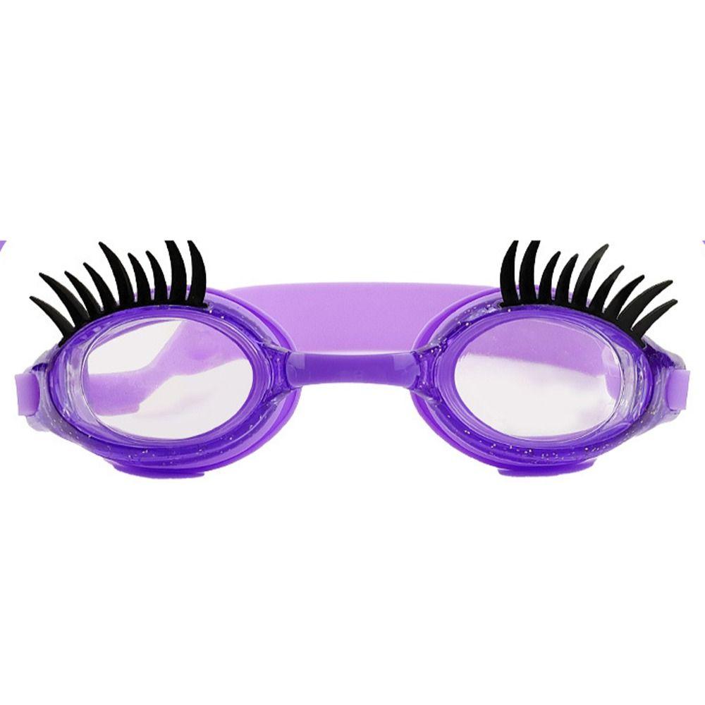 Anti Fog Eyelash Glasses Waterproof Swimming Goggles Childrens Swimming Goggles  Water Sports
