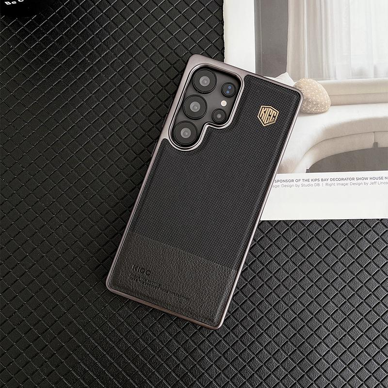 Чехол KIGC серии Ultimate Perfection для Samsung Galaxy S23 S24 S25 Ultra Plus, задняя крышка из матовой кожи
