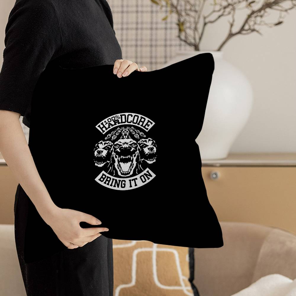 Bone Gabber 100 Hardcore Dog Pillow Cushion Cover Pillowcase Living Room Sofa Home Decor