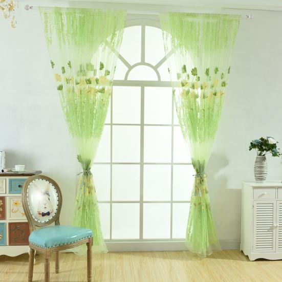 Yousheng Fine Workmanship Window Treatment износостойкий полиэстер цветочный узор карниз для занавесок из прозрачной ткани для дома