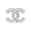 Классическая металлическая брошь с логотипом Double C Женские аксессуары ABA639-B10756-NN587