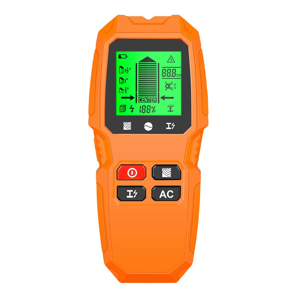 7 In 1 Electric Wall Scanner Sensor with LCD Display Studs Detector High Accuracy for AC Wire Metal Studs Wood Joist Pipe