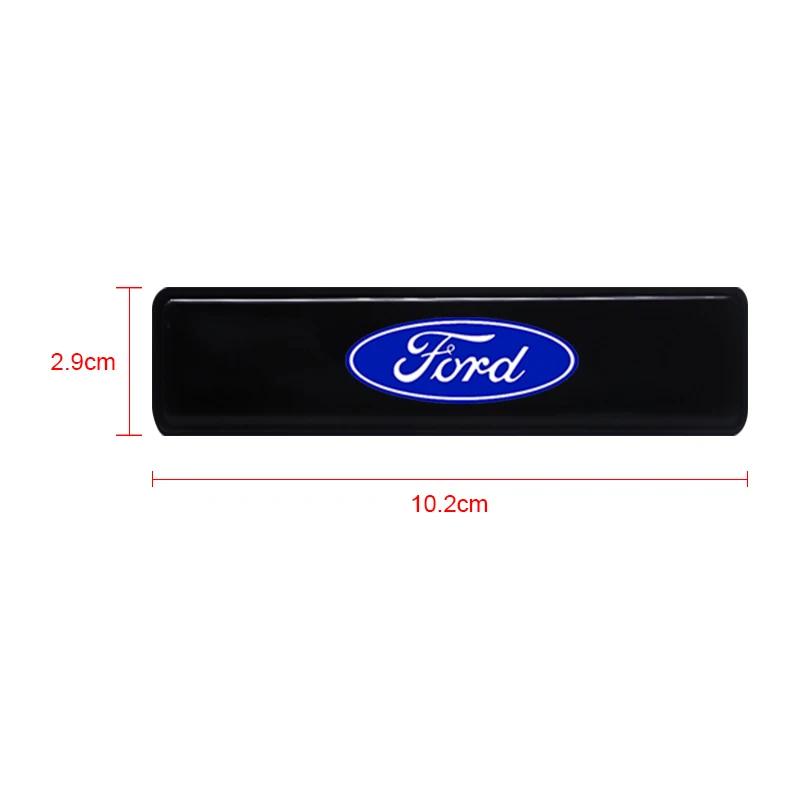Car LED Front Hood Grille Emblem Badge Decorative Light Styling for Ford Kuga Vertrek Carnival Figo Mondeo Escort Fusion EvosQM6