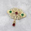 Fashion Women's Brooch Floral Coffee Brooch Gold Bridal Jewelry
