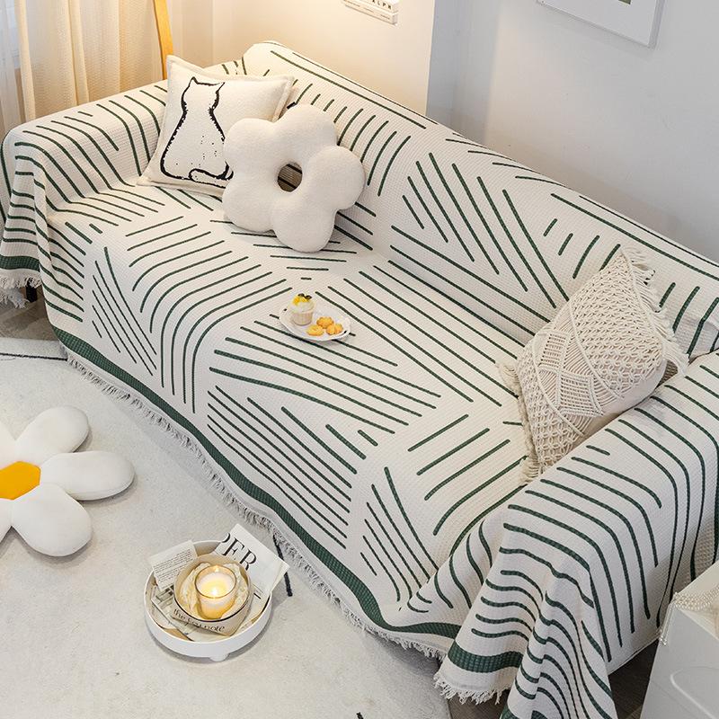 Ткань для чехла на диван, универсальный чехол для дивана с защитой от царапин, ткань для гостиной, простой современный универсальный чехол, одеяло