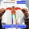 Игрушка Сделай сам Пластиковый воздушный змей Орел Мультяшная летающая птица Воздушные змеи Новый Большой Орел Садовые Наружные виды спорта