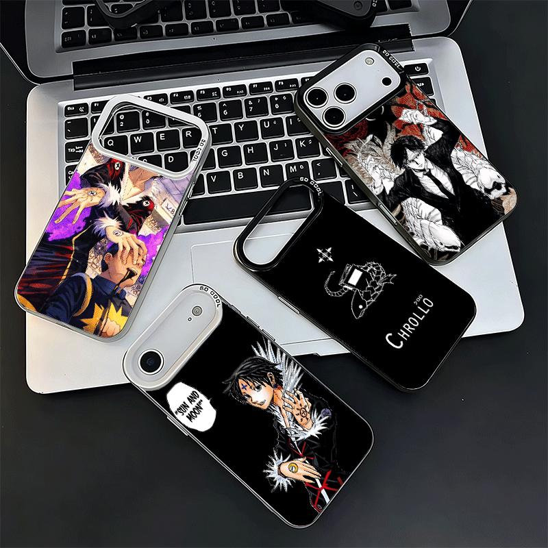 Противоударный чехол для телефона Hunter X-Hunters Chrollo для iPhone 17 Air 16 16E 15 Pro Max 14 Plus 13 Mini 12 Задняя крышка Противоударный Funda