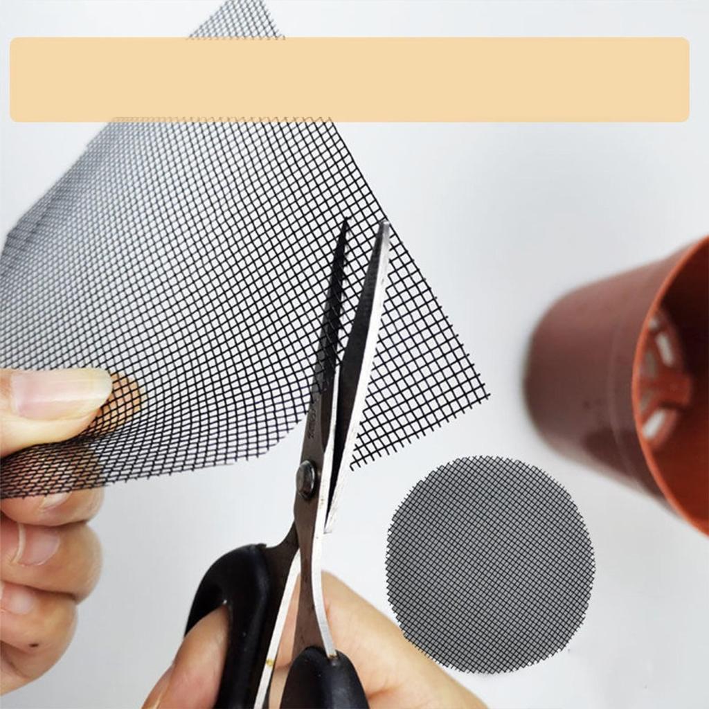 Сетчатая прокладка с отверстиями для цветочного горшка Kell, квадратная нижняя решетка горшка для бонсай, сетчатый коврик, дренажный экран