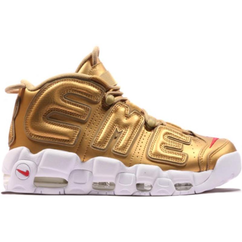 Nike Air More Uptempo Supreme Suptempo Золотой Винтажный Баскетбольный 902290-700