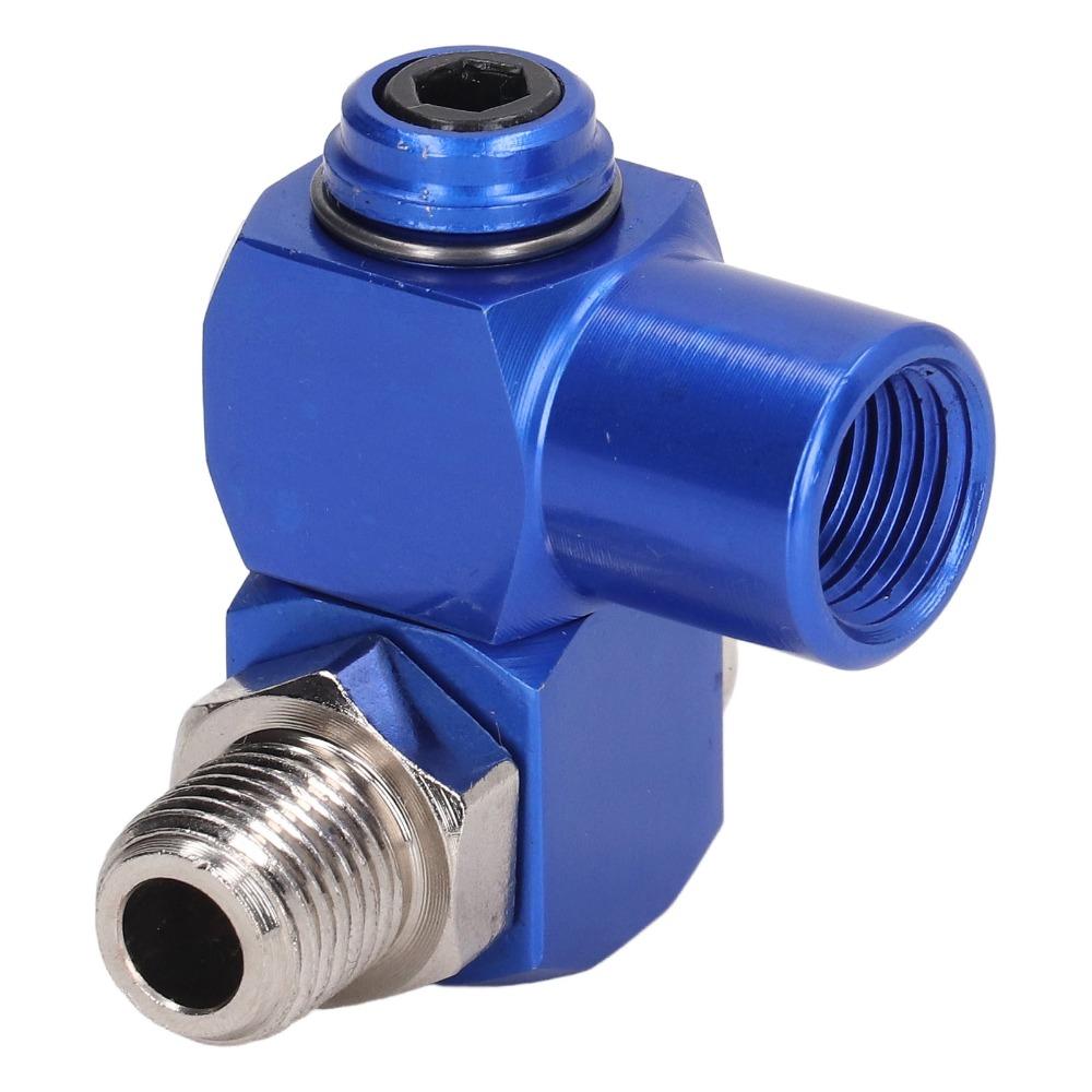 4PCS 360 Degree Rotation Swivel Air Fitting Rotating Hose Connector Industrial Applications