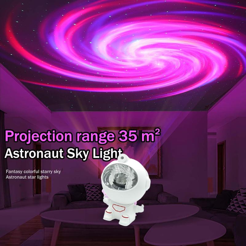 Галактический проектор, светодиодный ночник, лампа со звездой астронавта для дома, декоративная спальня, подарок для детей