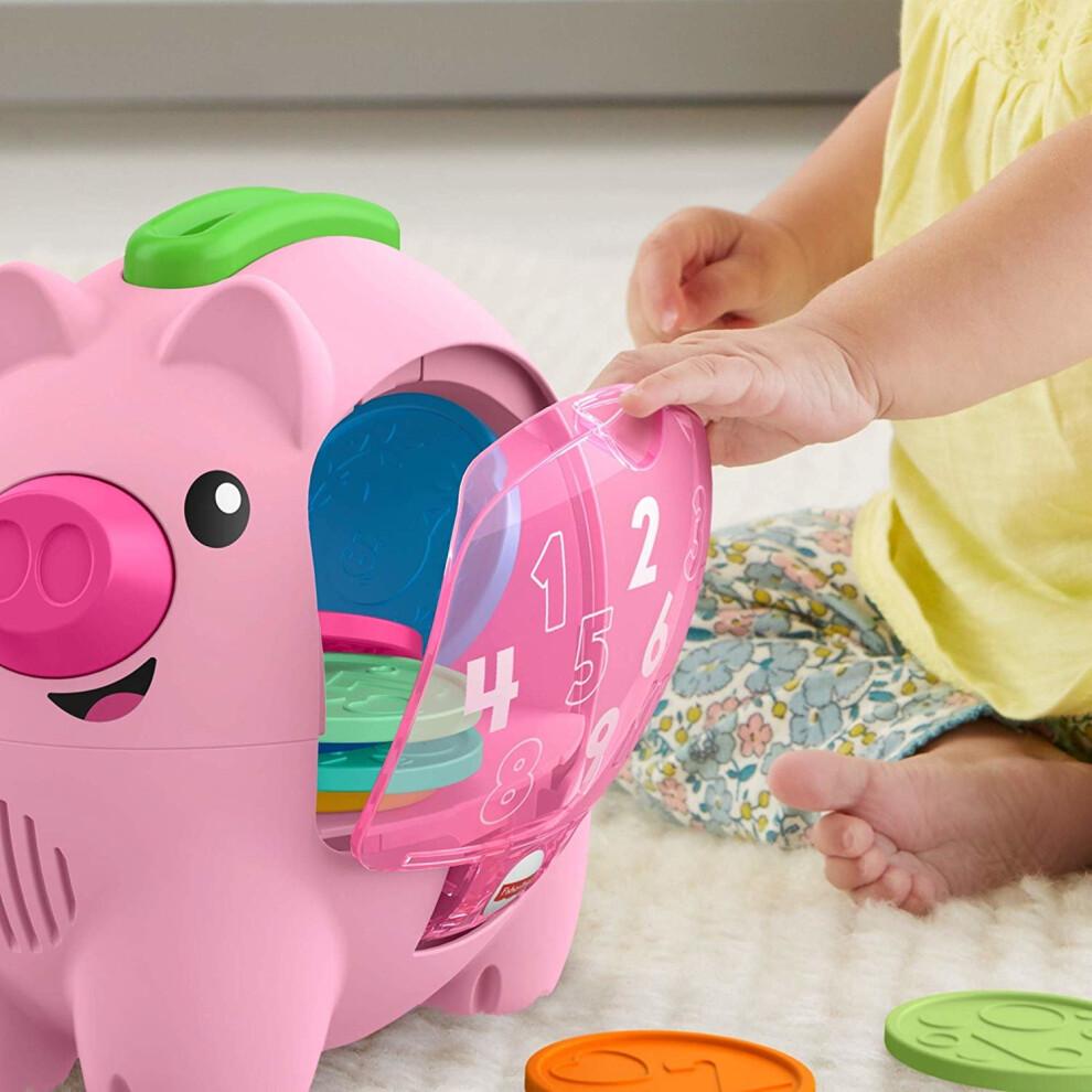 Свинья-копилка Fisher-Price «Смейся и учись»: Считай и греми