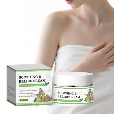 Успокаивающий крем для облегчения, Охлаждающий увлажняющий крем, Успокаивает и защищает раздраженную кожу 30 г