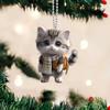 Подвеска в виде животного-кошки, подвесное украшение с шнурком, легко вешать, реалистично выглядит, очаровательно