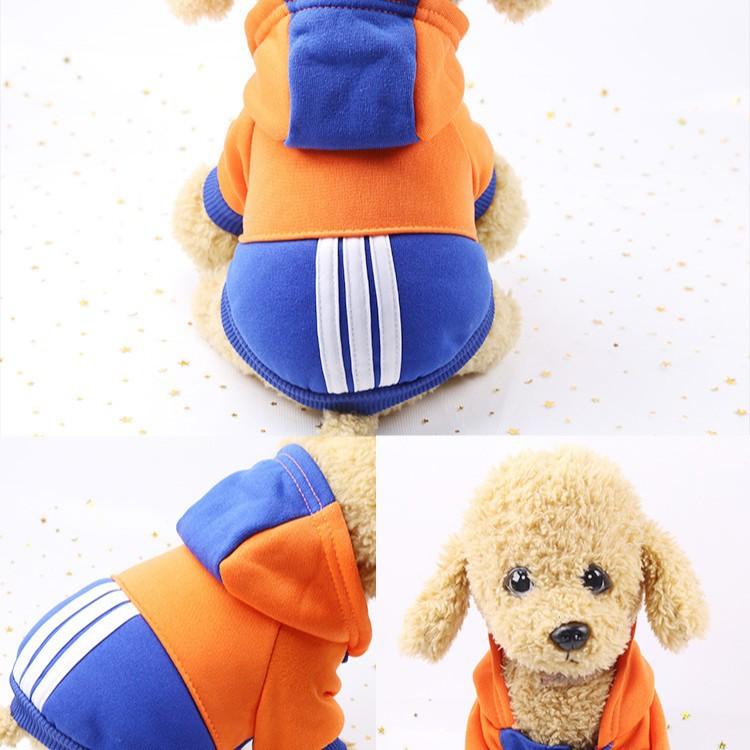 Winter Dog Clothes Contrasting Sweater Little Teddy Cat Bichon Dog Pet Supplies Clothes