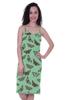 Moomaya Printed Spaghetti Strap Nightgown For Women  s Lace V-Neck Sleepwear
