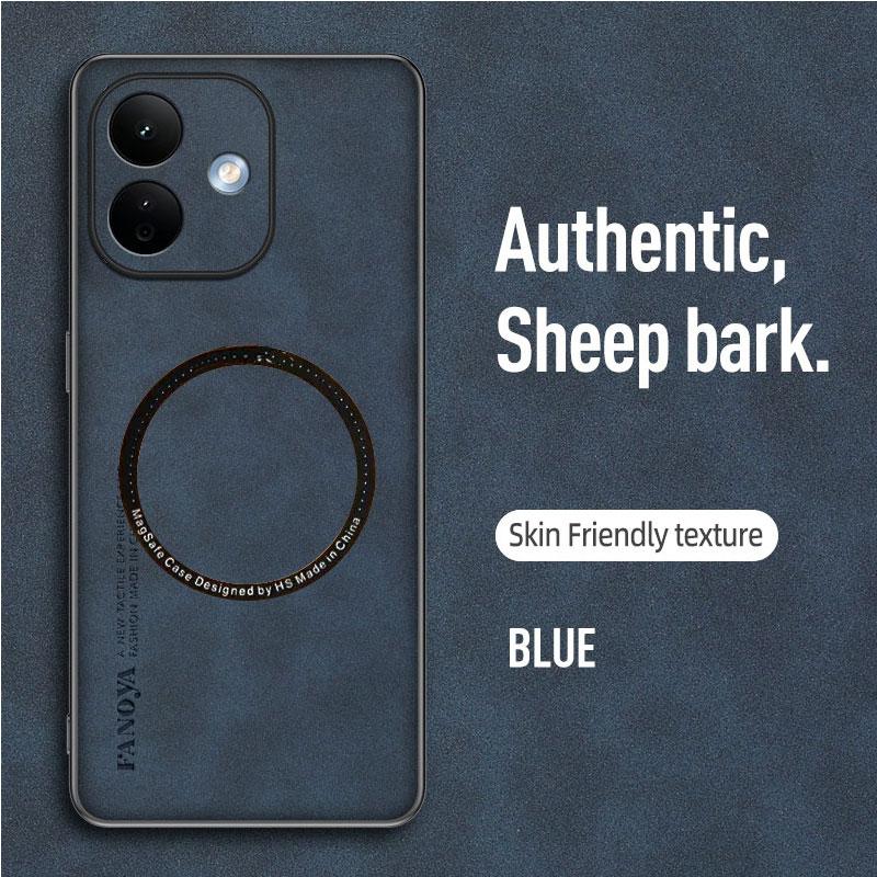 Для Magsafe чехол Для Redmi Note 17 17Pro Max PU Кожа Магнитный Ударопрочный Чехол Для XIAOMI Redmi Note 17 Pro Max Силиконовый Чехол