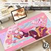 XXL Gaming Mousepad PProject Sekai Birthday Card Mouse pad Anime PPJSK Deskmat PC Cabinet Extended Mousemat Large Keyboard Mat