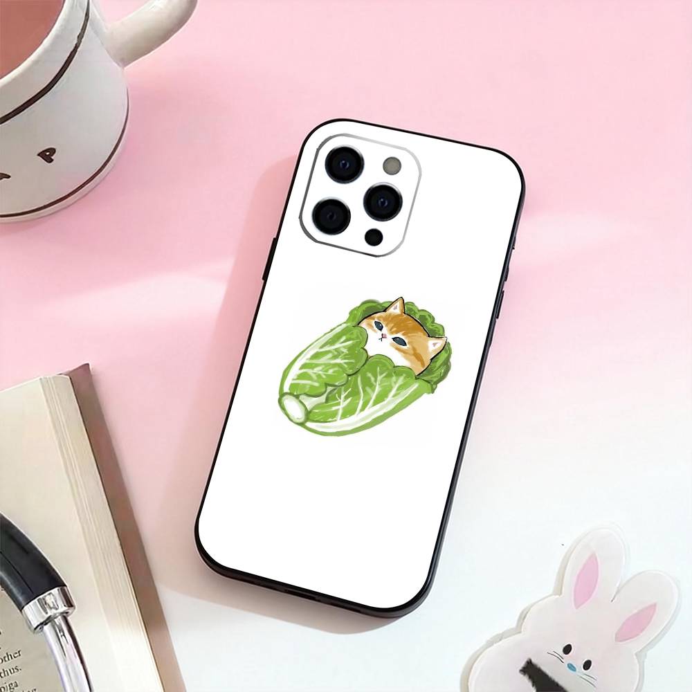 Cute M-Mofusands C-Cat Phone Case Silicone Soft For IPhone 17,16,15,14,13,12,11,XS,Plus Pro Max