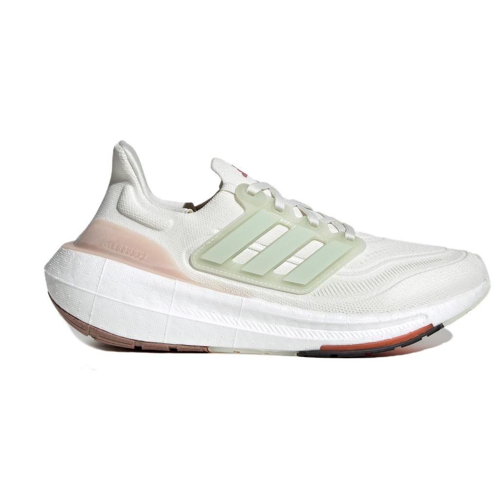 adidas UltraBoost Light неокрашенные льняные зеленые женские кроссовки White Wonder-Taupe HQ6348