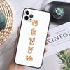 Cartoon Corgi Dog Shiba Inu Phone Case For iPhone 16 Pro 11 12 13 14 15 Pro Max Mini XS X XR 7 8 16 Plus Cover Coque