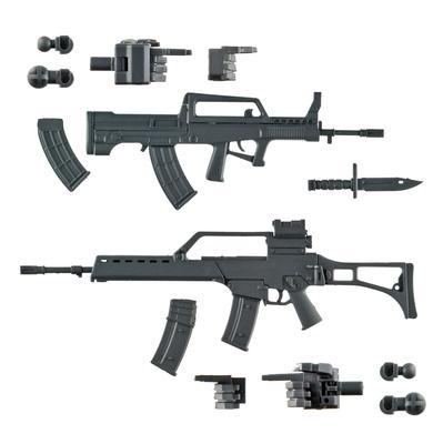 TOMYTEC GeoColle Combat Weapons Series DCML01 Assault Set A Немасштабная пластиковая модель 323068 Цвет литья (Серый)