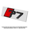 2026 1PC Aluminum ?3 ?4 ?5 ?6 ?7 ?8 ?3+ ?4+ ?5+ ?6+ ?7+ ?8+ Emblem Car Trunk Logo Sticker for For Audi A3 A4 8P B9 A5 A6 A7 Q3 Q5 Q7