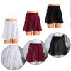 Chiffon Ballet Wrap Skirt Dance Skate Wrap Over Scarf With Waist Tie for Yoga Gym Sport