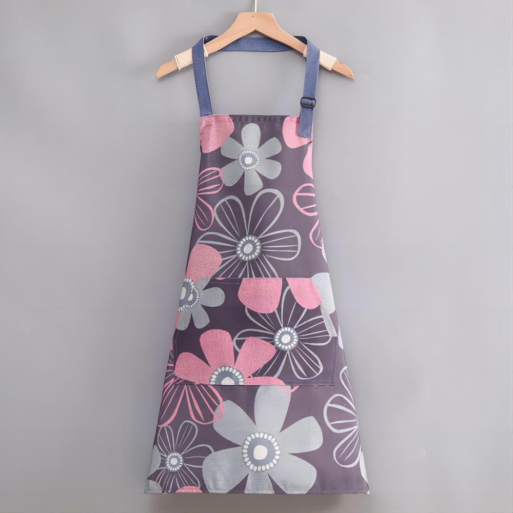 1pc Cartoon Sunflower Apron, Summer Thin, Adjustable Strap Women'S Sleeveless Kitchen Apron Home Kitchen Clean