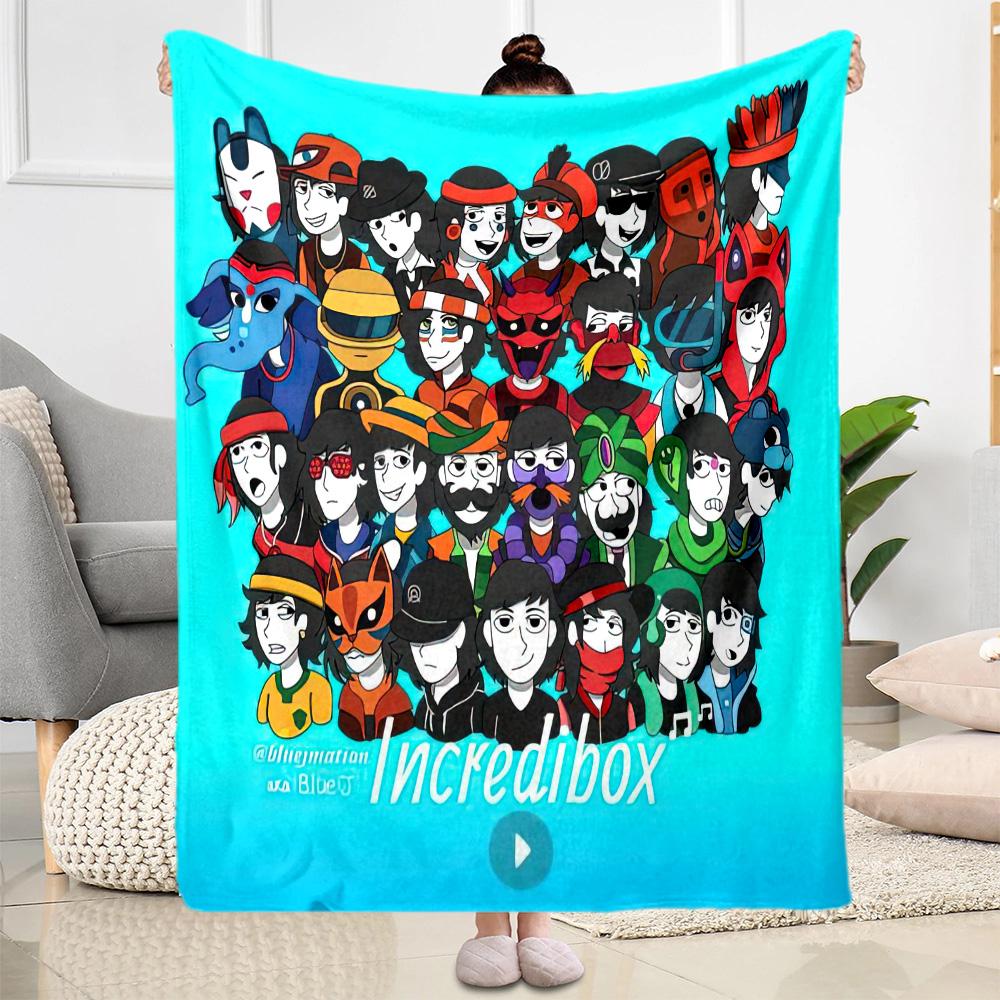 Incredibox Blanket Ultra-Soft Perfect for Livingroom Sofa Picnics Four Seasons Universal Stylish Decor Ideal Gift for Friends Family Couples Picnic