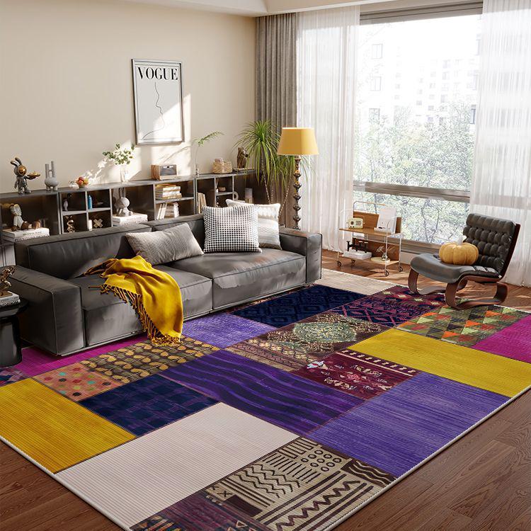 Высококачественный французский ретро ковер для гостиной | Устойчивое к пятнам американское покрывало для дивана и напольный коврик для спальни