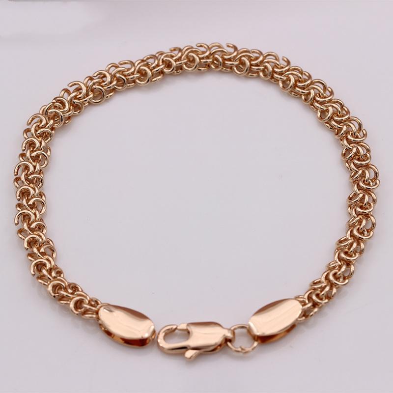 Fashion Rose Gold Necklace Matching Fashion Exquisite Girls Banquet Birthday Gift