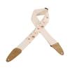 Leathers Cotton Guitar Strap with Decorative Print and Suede End Triglide Levy's 2" 65" (MC8U-005)