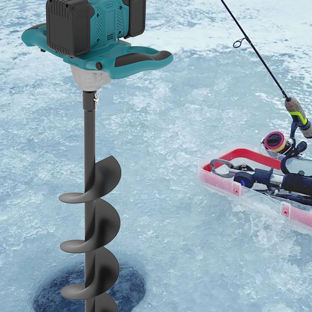 Electric Ice Auger 100-800RPM 6 Speed   1200N.m Torsion Cordless Post Hole Digger Power Head