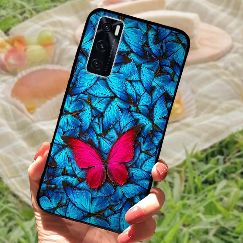 Для Vivo V20 SE Чехол-бампер V2022 V2023 Силиконовый Мягкий Мраморный Черный Бампер Funda Coque для Vivo V20 2021 V 20 V20SE V2025 V2024