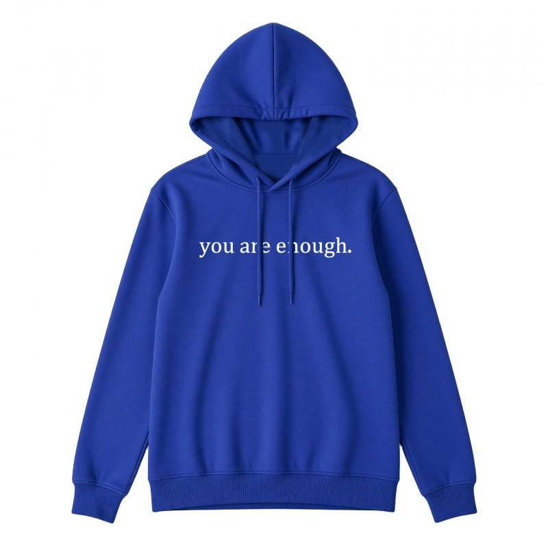 Unisex Oversized Hooded Sweatshirt With Letter Print Fleece Lined Kangaroo Pocket Long Sleeve Streetwear Top