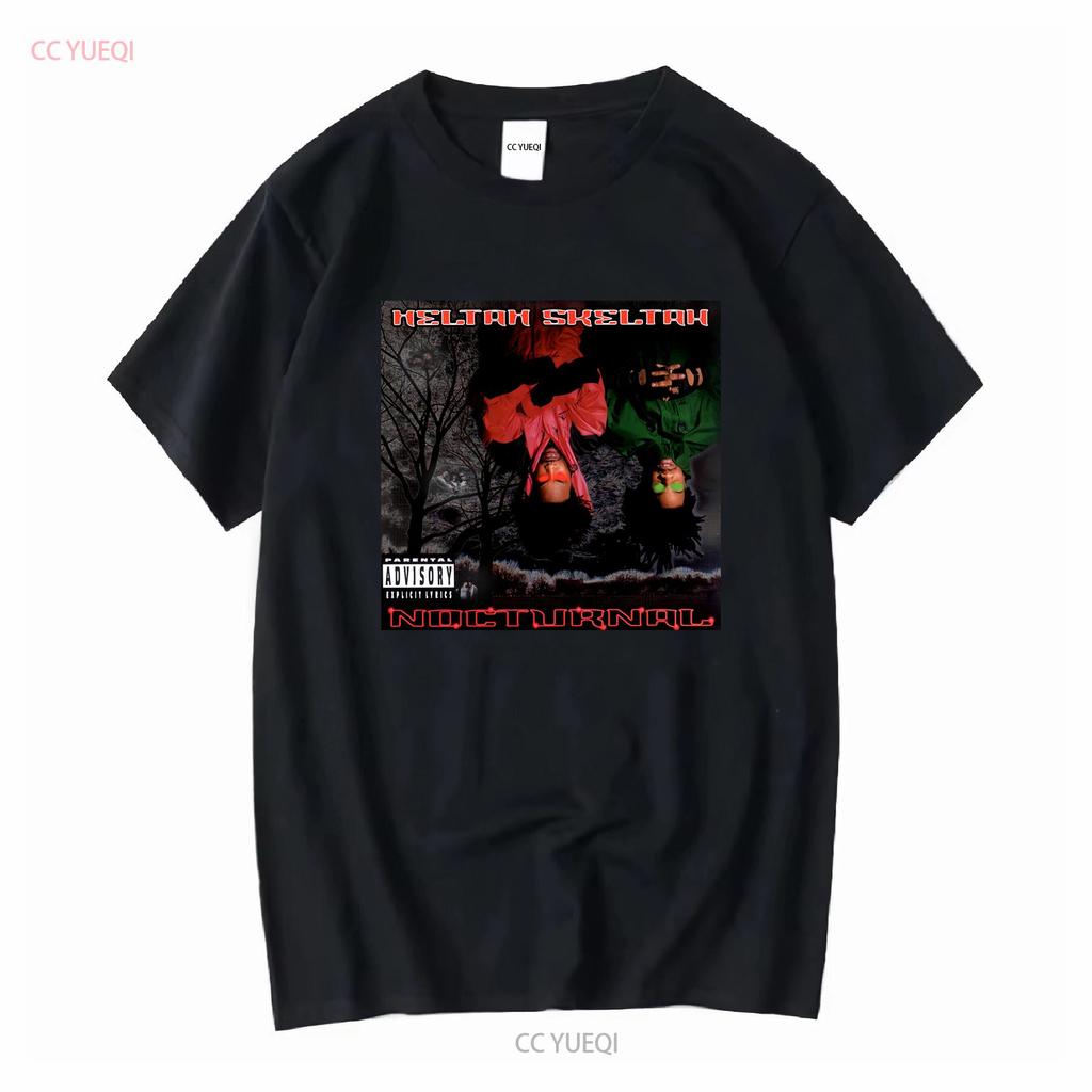 NWT Heltah Skeltah Nocturnal American Hip Hop Duo Album Cover T Shirt Size S 4XL vintage Washed Stretched Top For Everyday Wear