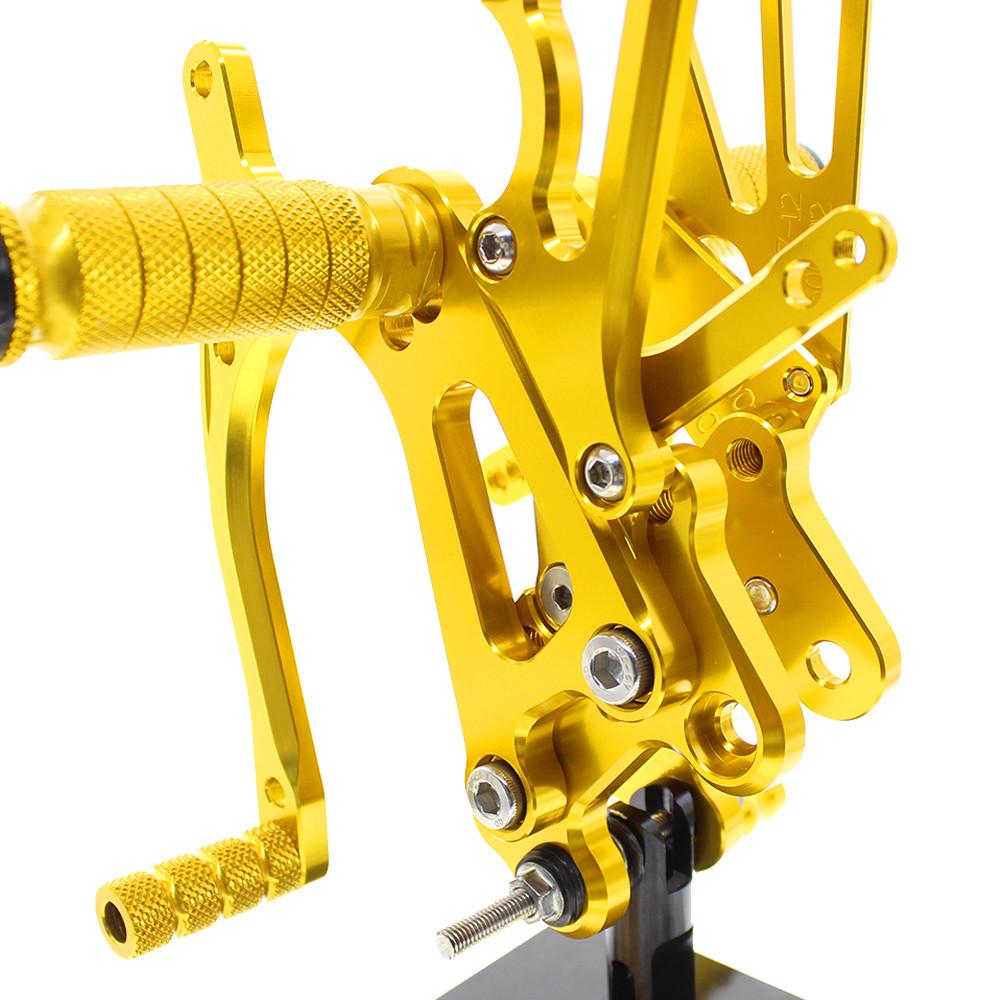 CBR600RR 2007-2023 Алюминиевые CNC Подножки Задние Подножки Подножка Задний Комплект Педалей Для Honda CBR 600RR 2020 2021 2022 Аксессуары