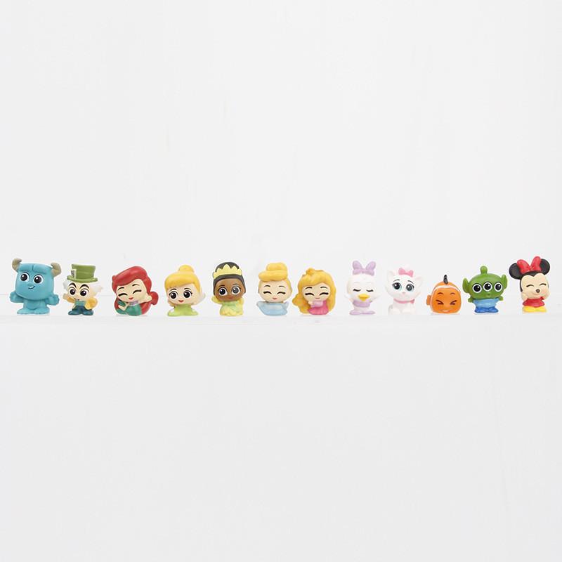 Набор collectible фигурок Tsum Tsum Принцессы из ПВХ с милыми персонажами 23 см для детей и коллекционеров
