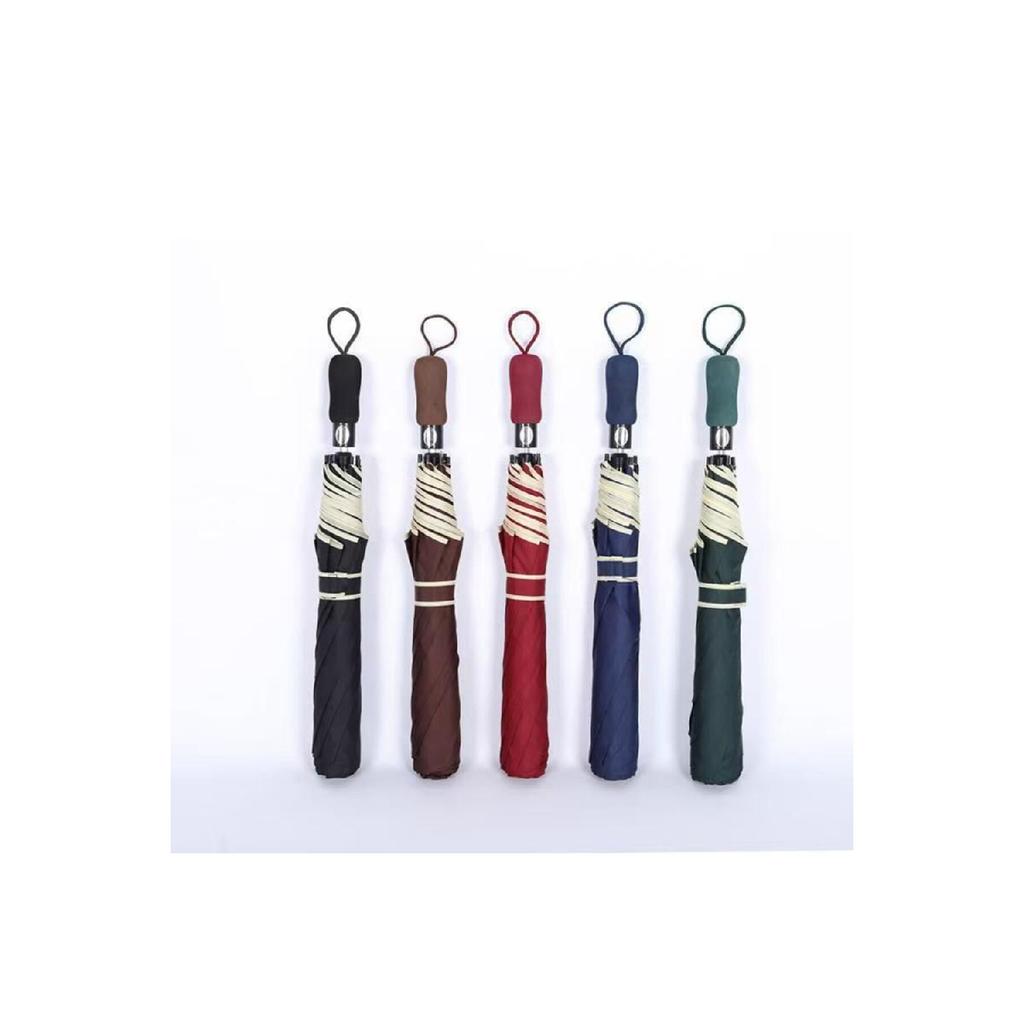 2 Folding 8 Ribs Automatic Opening Waterproof Windproof UV Protection Portable Lightweight