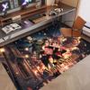 Custom Name Crystal Velvet Rug,Spy × Family Comfortable Anti Slip Floor Mat For Room Decoration