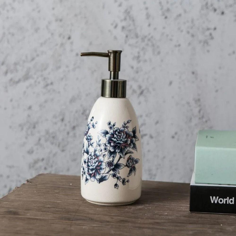 Пустая керамическая бутылка для дезинфицирующего средства для рук, ручной пресс-тип, дозатор жидкого мыла, душ
