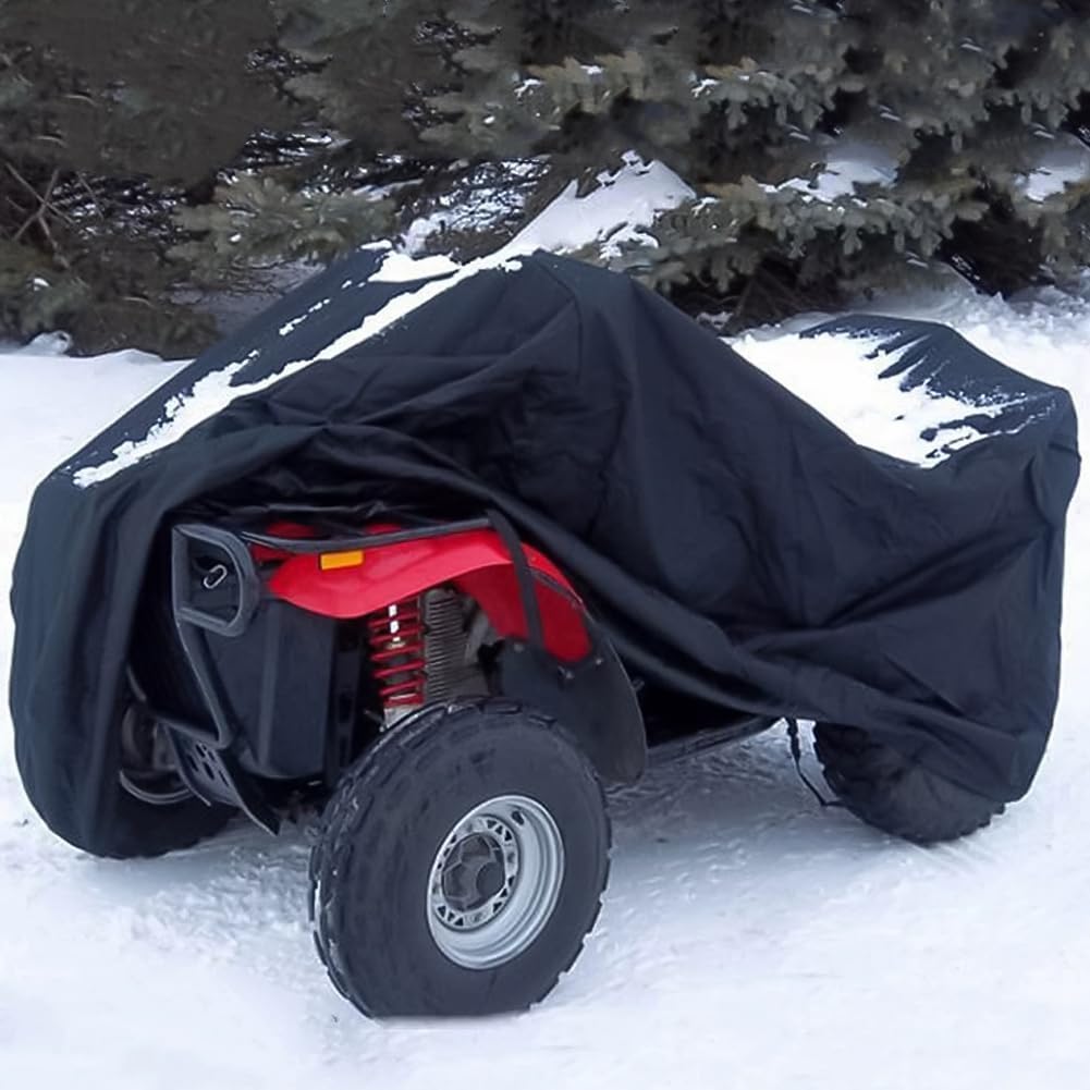 ATV Covers Waterproof Quad Covers, 86'' XXL Size Windproof & Anti-UV 4 Wheeler Covers Used For Polaris Yamaha Suzuki Honda Kawasaki Kart