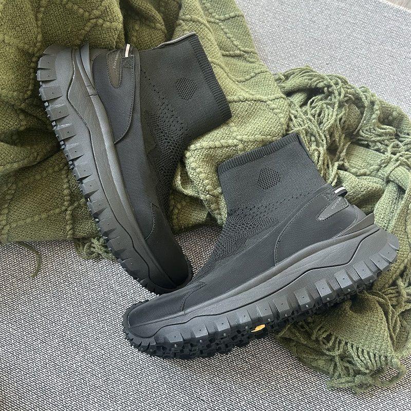 Mesh Functional Wind One-Pedal Short Boots Outdoor Shoes Sports And Leisure High-Top Boots Autumn New Men'S Boots American Lazy