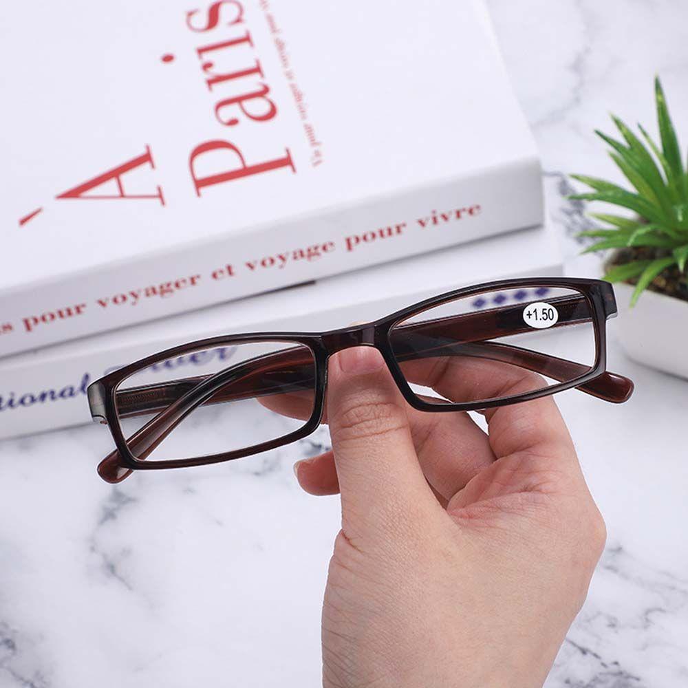 Black Frame Resin Optical Women Reading Glasses Anti-Radiation Reading Glasses Presbyopic Glasses