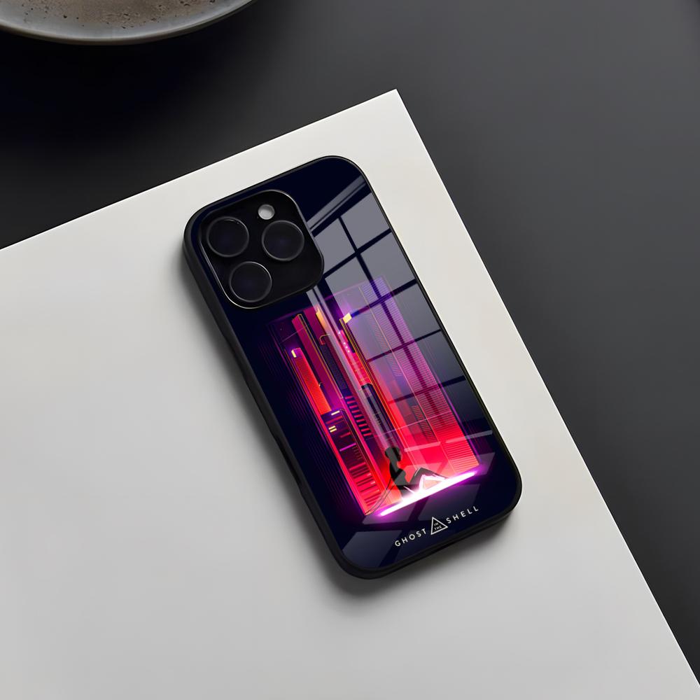 G-Ghost In The Shell Phone Case For IPhone 17 Pro Max 16 15 14 Pro Max 13 11 X Xs Xr 8 7Plus Glass Cover