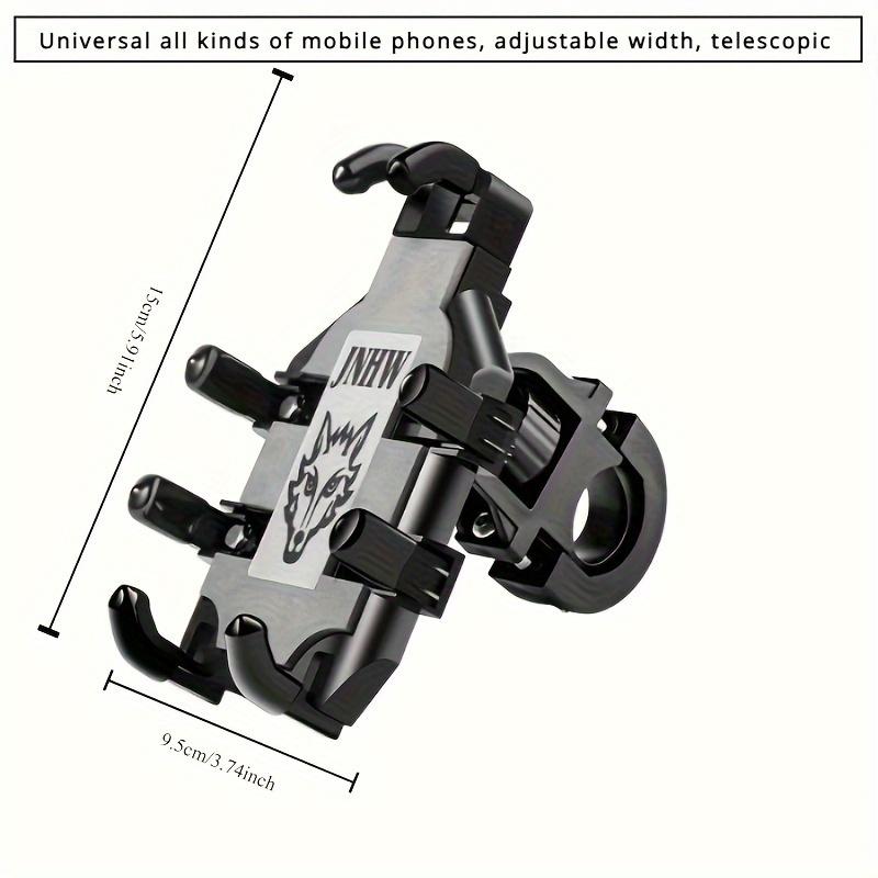 1pc Motorcycle Riding GPS Electric Bike Aluminum Bicycle Alloy Motorbike Handlebar Phone Holder Stand Mount Bracket Shock Absorb