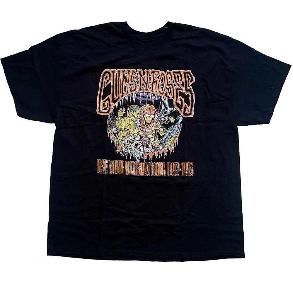 Guns N' Roses 'Illusion Monsters' Black T shirt - NEW