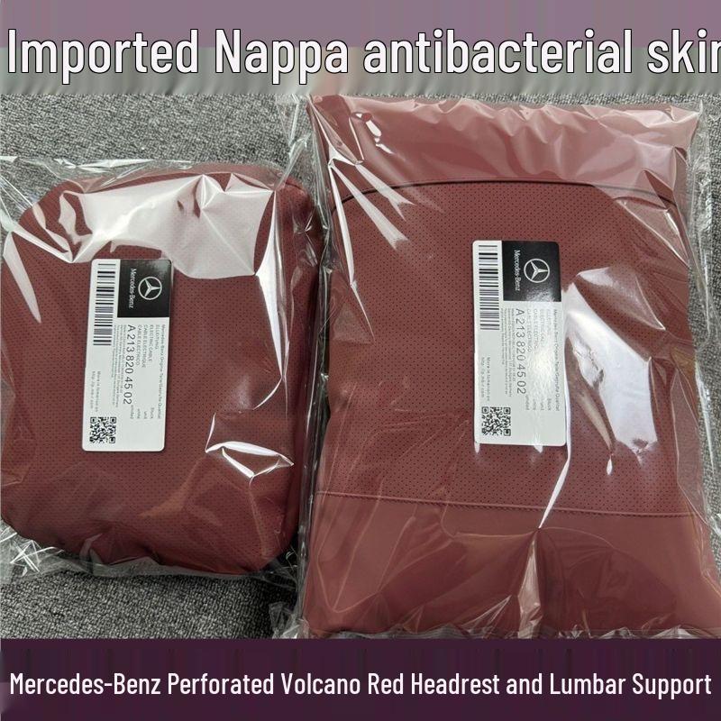 Совместимая с Mercedes Подушка-подголовник в автомобиль с поддержкой поясницы и шеи для E-Class, GLC, GLE, GLS