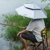 Outdoor Foldable Sun Rain Umbrella Hat Fishing Camping Headwear Cap Windproof